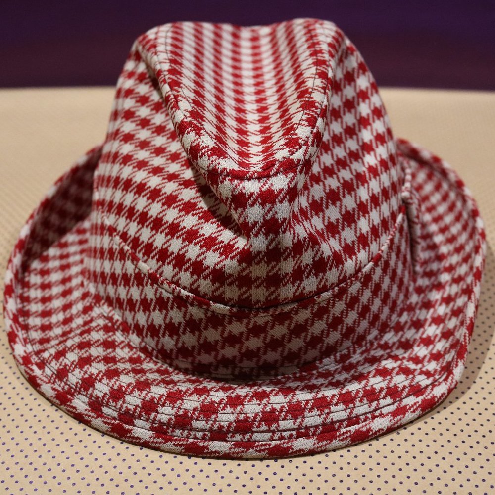 Vintage Paul Bear Bryant Signature Crimson and White Fedora